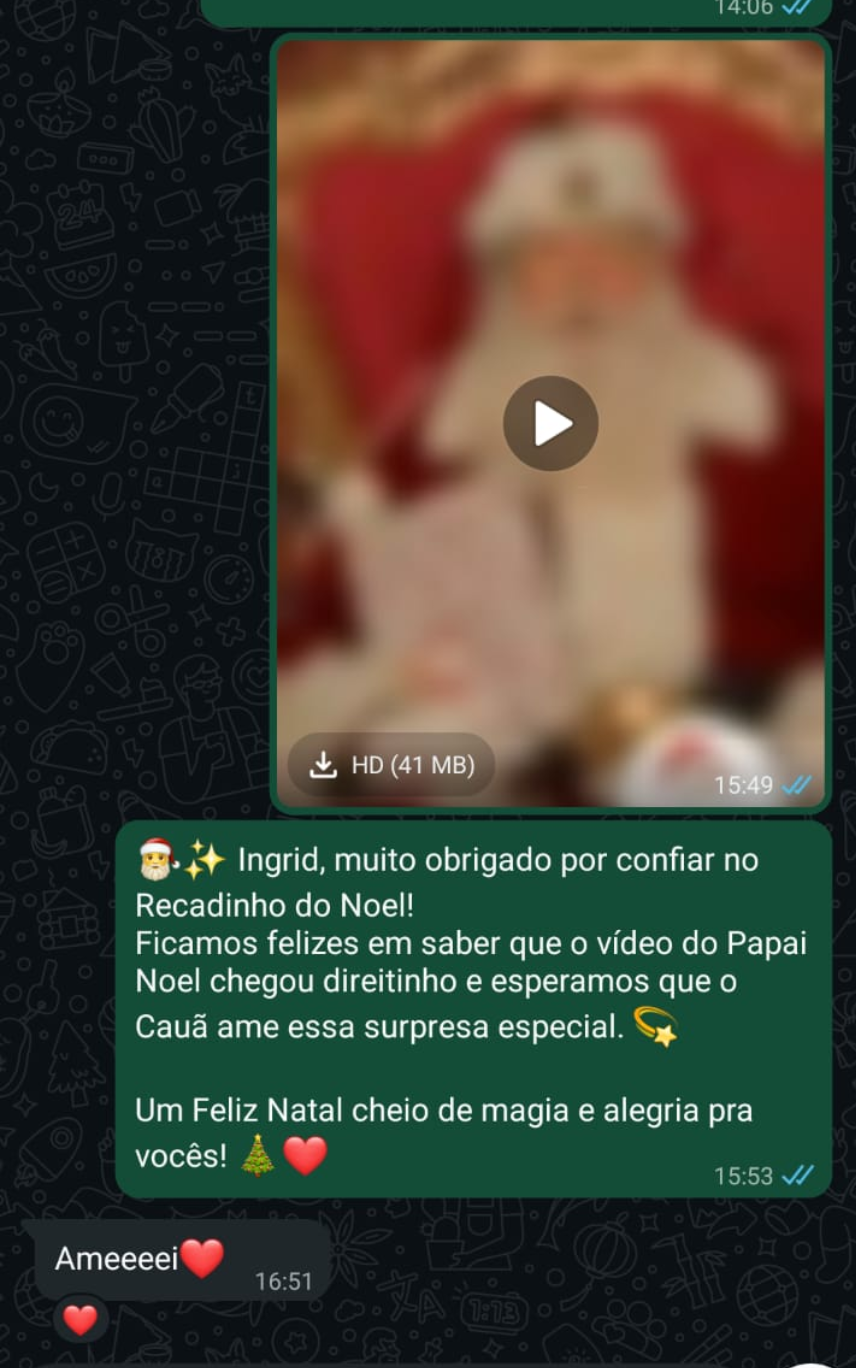 Feedback real de cliente satisfeito