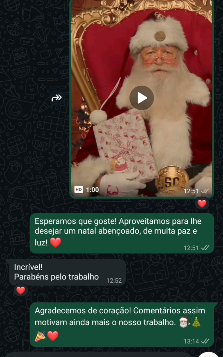 Feedback real de cliente satisfeito